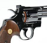 Colt Python 357 Mag. 4 Inch Blue. Like New Condition. In Hard Case. DOM 1968 - 5 of 9