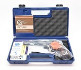 Colt Python .357 Mag.6 Inch Blue. Like New Condition. DOM 1985 - 2 of 9