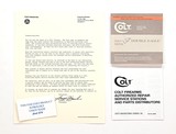 Colt Double Eagle 1989 Manual, Repair Stations List, Colt Letter, Etc. - 1 of 5