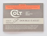 Colt Double Eagle 1995 Manual, Repair Stations List, Colt Letter, Etc. - 2 of 5