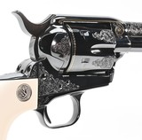 Colt Single Action Army Revolver. 7 1/2 Inch Blue. .45 Long Colt. Third Gen. Master Engraved. Like New Condition - 2 of 11