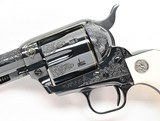 Colt Single Action Army Revolver. 7 1/2 Inch Blue. .45 Long Colt. Third Gen. Master Engraved. Like New Condition - 7 of 11