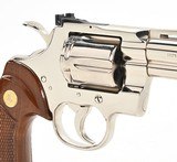 Colt Python .357 Mag. 4 Inch Nickel Finish. Excellent Condition. DOM 1980 - 4 of 9