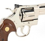 Colt Python .357 Mag. 4 Inch Nickel Finish. Excellent Condition. DOM 1980 - 5 of 9