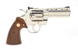 Colt Python .357 Mag. 4 Inch Nickel Finish. Excellent Condition. DOM 1980 - 3 of 9