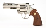 Colt Python .357 Mag. 4 Inch Nickel Finish. Excellent Condition. DOM 1980 - 6 of 9