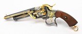 LeMat Museum Of The Confederacy Tribute Revolver. 24-Karat Gold And Nickel Artwork. Never Fired - 5 of 10