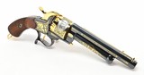 LeMat Museum Of The Confederacy Tribute Revolver. 24-Karat Gold And Nickel Artwork. Never Fired - 3 of 10