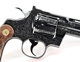 Colt Python .357 Mag 4 Inch Blue. 'C' Engraved In Blue Hard Case. Like New. DOM 1978 - 4 of 9