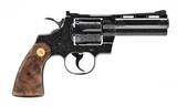 Colt Python .357 Mag 4 Inch Blue. 'C' Engraved In Blue Hard Case. Like New. DOM 1978 - 3 of 9