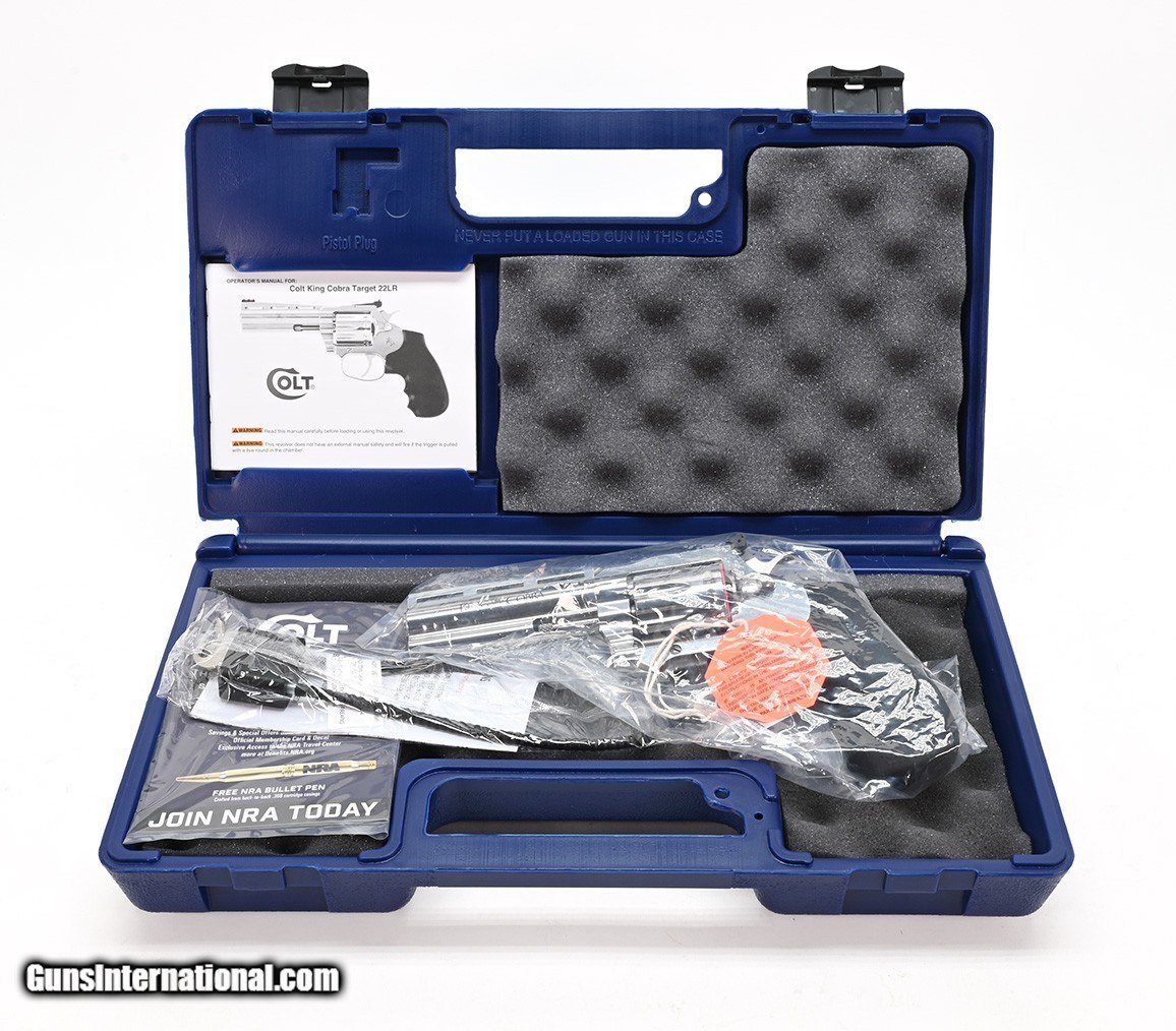 COLT KING COBRA SP4RF0 4.25 INCH .22LR. BRAND NEW CURRENT