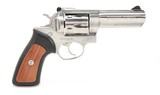 Ruger GP100 .357 Mag 4 Inch Satin Stainless Double-Action Revolver. Excellent Condition With Holster And 2 Loaders - 2 of 6