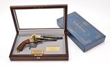 LeMat Museum Of The Confederacy Tribute Revolver. 24-Karat Gold And Nickel Artwork. Never Fired