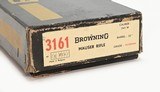 Browning Belgium Olympian .243 Win. DOM 1961. ATTENTION COLLECTORS!! Lettered And Unfired In Original Box - 15 of 16