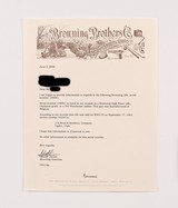 Browning Belgium Olympian .243 Win. DOM 1961. ATTENTION COLLECTORS!! Lettered And Unfired In Original Box - 16 of 16