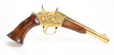 Remington Rolling Block 1871 45 Long Colt 24 Karat Gold. WM F. Cody Commemorative. In Case - 2 of 6