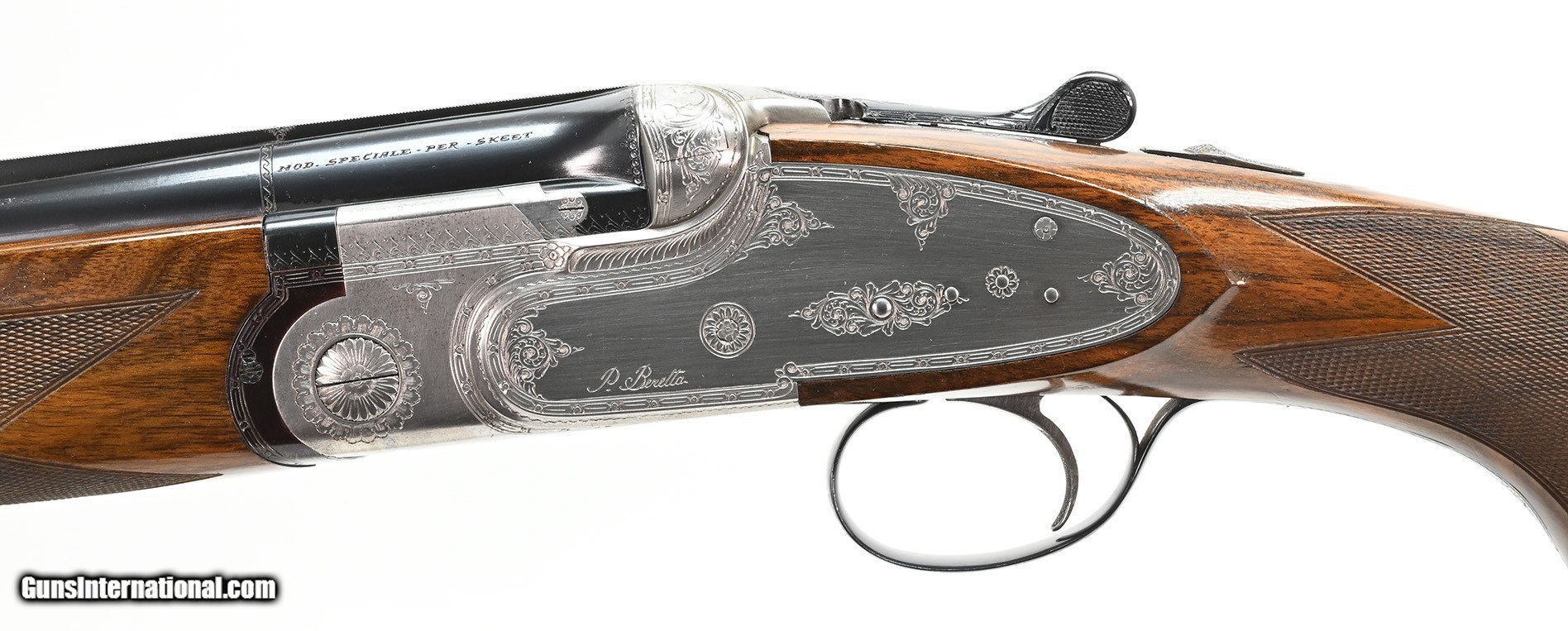 Beretta SO4 12 Gauge Skeet Shotgun. Superposed. In Factory