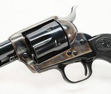 Colt SAA 45 Colt. 4 3/4 Inch Case Colored. Model P1840. DOM 2010. In Blue Box - 7 of 9