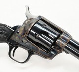 Colt SAA 45 Colt. 4 3/4 Inch Case Colored. Model P1840. DOM 2010. In Blue Box - 5 of 9