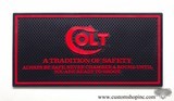 Colt Python Counter Mat. Black And Red