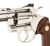 Colt Python .357 Mag. 6 Inch Nickel. Like New Condition. DOM 1978 - 8 of 9