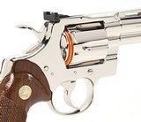 Colt Python .357 Mag. 6 Inch Nickel. Like New Condition. DOM 1978 - 4 of 9