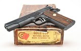 Colt 1911 Gold Cup National Match. Series 70. 45 ACP. Excellent Condition. With Original Box - 2 of 5