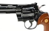 Colt Python 357 Mag. Factory A-Engraved 4 Inch Blue. Excellent Condition. DOM 1976 - 7 of 9