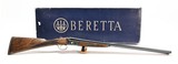 Beretta 471 Silverhawk 20 Gauge, Case Colored/Gold Inlays. Like New In Case