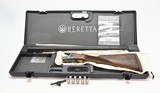 Beretta 471 Silverhawk 20 Gauge, Case Colored/Gold Inlays. Like New In Case - 2 of 18