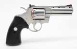 Colt Python 357 Mag. 4 Inch Satin Stainless Finish. Like New In Blue Hard Case. DOM 1994 - 6 of 9