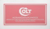 Colt Python Counter Mat. Pink And White. Extremely Rare - 1 of 2