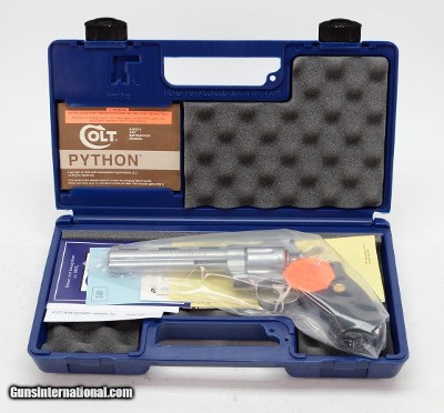 Colt Python .357 Mag. 6 Inch Satin Stainless. Like New Condition. DOM 1992 - Image 2 of 9