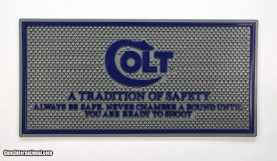 Colt Python Counter Mat. Grey And Blue