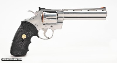 Colt Python 357 Mag. 6 Inch Satin Stainless. Like New Condition. In Hard Case. DOM 1987 - Image 6 of 9