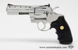 Colt Python .357 Mag. 4 inch. Bright Stainless Finish. Like New In Blue Case - 6 of 8