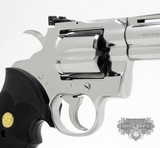 Colt Python .357 Mag. 4 inch. Bright Stainless Finish. Like New In Blue Case - 4 of 8