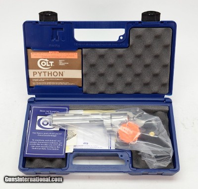 Colt Python .357 Mag. 6 Inch Satin Stainless. Like New Condition. DOM 1991 - Image 2 of 9