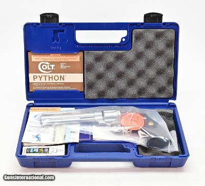 Colt Python .357 Mag. 6 Inch Satin Stainless. Like New Condition. DOM 1989 - Image 8 of 9