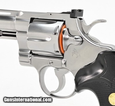 Colt Python .357 Mag. 6 Inch Satin Stainless. Like New Condition. DOM 1989 - Image 7 of 9