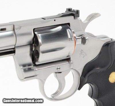 Colt Python 357 Mag. 6 Inch Satin Stainless Finish. Like New In Blue Hard Case. DOM 1983 - Image 8 of 9