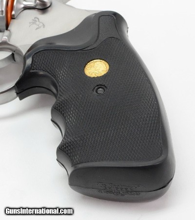 Colt Python 357 Mag. 6 Inch Satin Stainless Finish. Like New In Blue Hard Case. DOM 1983 - Image 9 of 9
