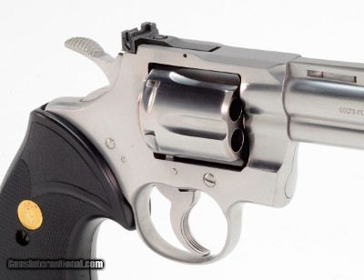 Colt Python .357 Mag.6 Inch Satin Stainless. Like New Condition. DOM 1983 - Image 4 of 9