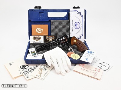 Colt Python 357 Mag. 6 Inch Blue. Like New Condition. In Hard Case. DOM 1977