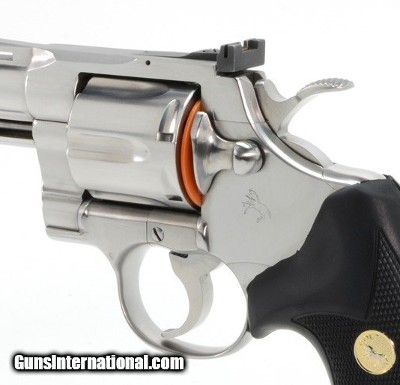 Colt Python .357 Mag. 4 Inch Satin Stainless. Like New Condition. DOM 1985 - Image 8 of 9