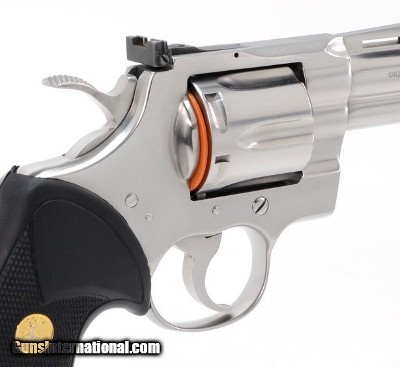 Colt Python .357 Mag. 4 Inch Satin Stainless. Like New Condition. DOM 1985 - Image 5 of 9