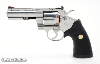 Colt Python .357 Mag. 4 Inch Satin Stainless. Like New Condition. DOM 1985 - Image 6 of 9