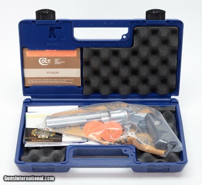 Colt Python .357 Mag. 6 Inch Satin Stainless. Like New Condition. DOM 1993 - Image 2 of 9