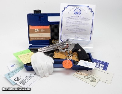 Colt Python .357 Mag. 6 Inch Satin Stainless. Like New Condition. DOM 1993