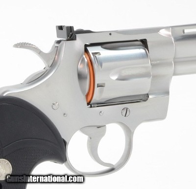 Colt Python .357 Mag. 6 Inch Satin Stainless. Like New Condition. DOM 1993 - Image 5 of 9